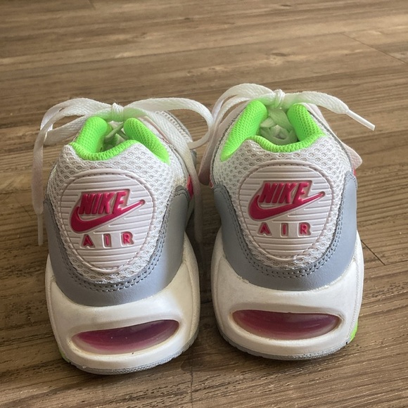 NIKE AIR white & neon shoes - Picture 2 of 7